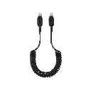 Câble USB-C vers USB-C en spirale – Résistant & Extensible