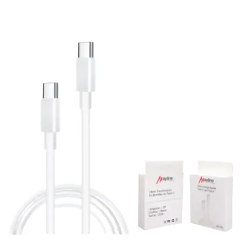 CABLE CHARGE RAPIDE TYPE-C vers TYPE-C